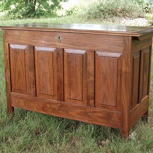 walnut blanket chest