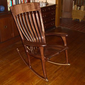 Walnut Rocker