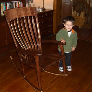 Walnut Rocker