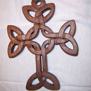 Celtic Cross with satin poly finish