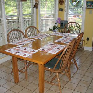 Red Oak Harvest Table