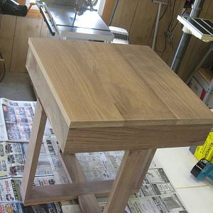 End Table Before Stain
