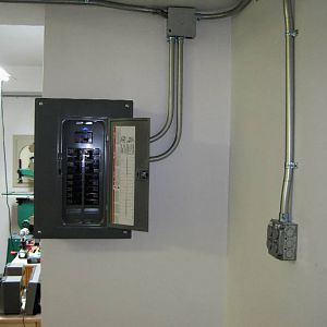 Subpanel wired