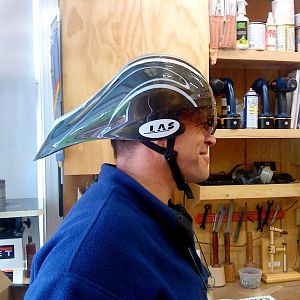 Doug's racing helmet