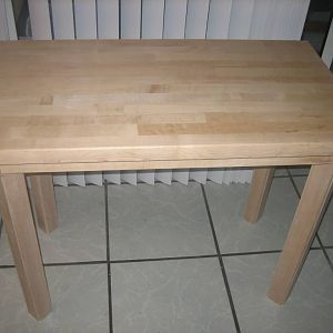 Solid Maple Table (My First)1