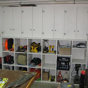 Shop storage cabinets