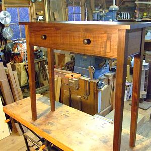 Walnut Hall Table