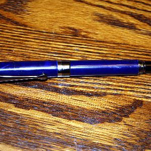Blue Lapis TruStone Classic American Rollerball Pen