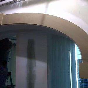 Ellipse trim in MDF