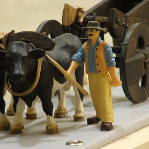 Forester's The Gun - a guerillero prods the oxen