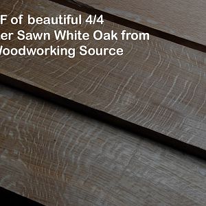 100 BF Quarter Sawn White Oak