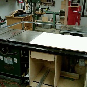 table saw station