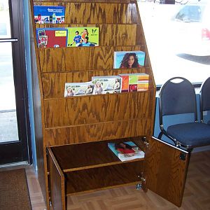 Catalog Stand in Use