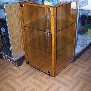 Finished Glass Display Cabinet