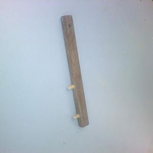 Shopmade tool to assist in installing sanding disks on Random Orbital Sande