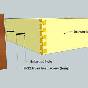 Attaching applied drawer fronts