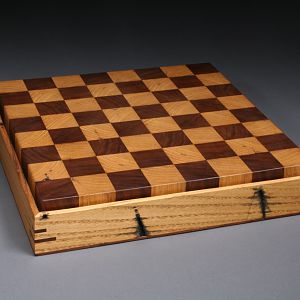 American Chestnut and Walnut Chessboard