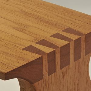 spanish_cedar_sculpted_stool_dovetail_detail