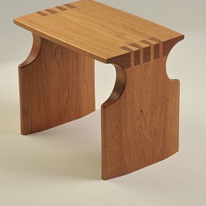 spanish_cedar_sculpted_stool_front_view