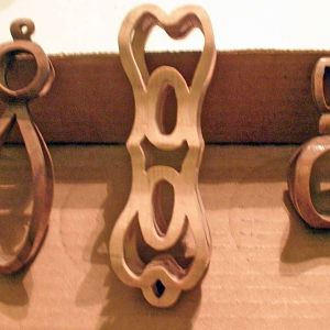 3D ornaments designed by Sue Mey