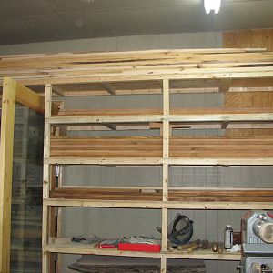 Partially finished wood