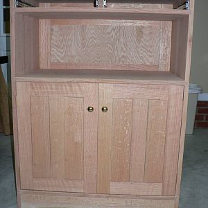Oak Tool Cabinet (Doors)