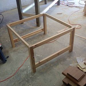 cypress coffee table