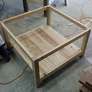 cypress coffee table