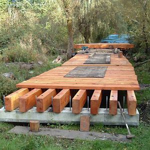 Bio Poly with extra Zinc Borate added for this wetlands bridge.