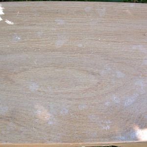 Shaker style bench - closeup of finish
