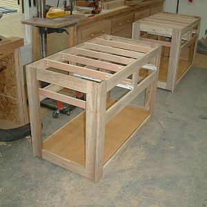 Miter saw cabinets