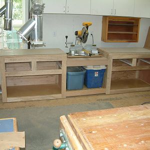 Miter saw cabinets