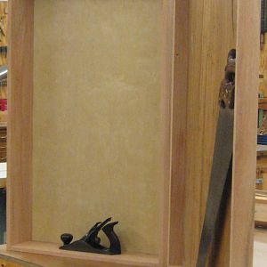 Wall hung shop cabinets