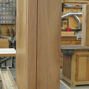 Wall hung shop cabinets
