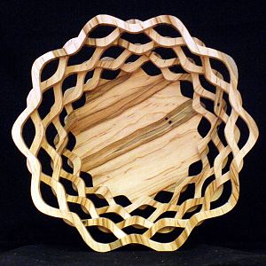 Ambrosia Maple round, wavy basekt