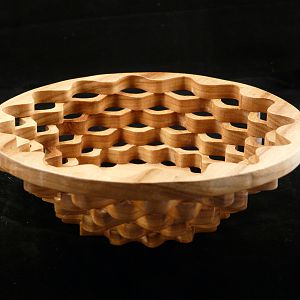 Osage Orange wobble bowl
