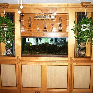 fish tank stand.
