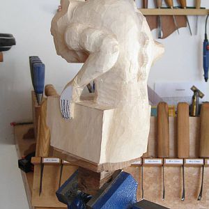 Grotesque Carving WIP 2