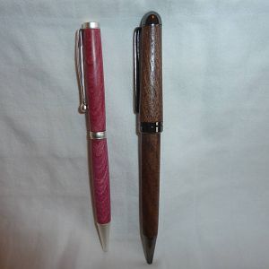 Diamond Wood & Walnut Pen