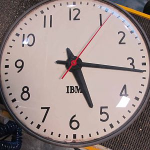 IBM shop clock