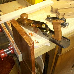 Rocky Top Coffee Table - planing end profile