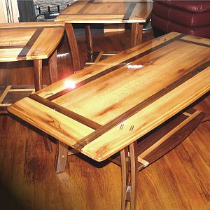 QSS & Walnut coffee and end tables