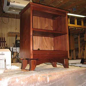 Walnut DVR Stand