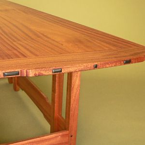 Ford serving table, breadboard ends