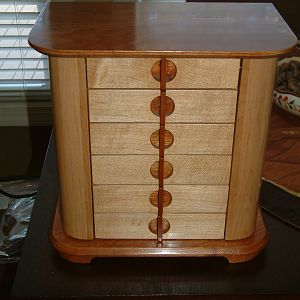 Maple and Cherry Jewelry Box