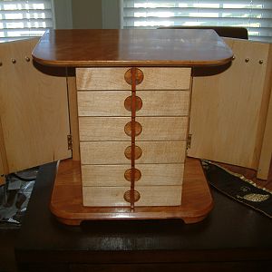 Maple and Cherry Jewelry Box