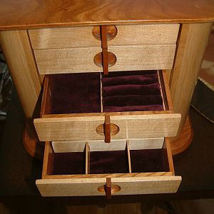 Maple and Cherry Jewelry Box