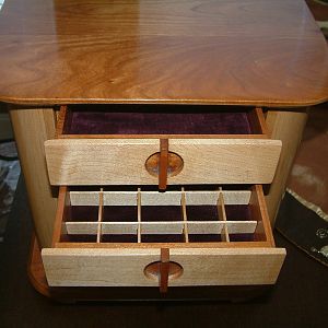 Maple and Cherry Jewelry Box