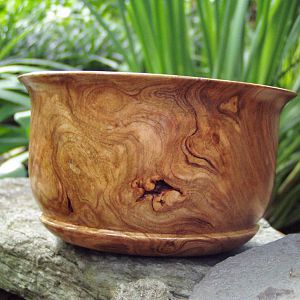 Cherry Burl Bowl