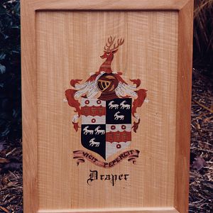 Marquetry Coat Of Arms